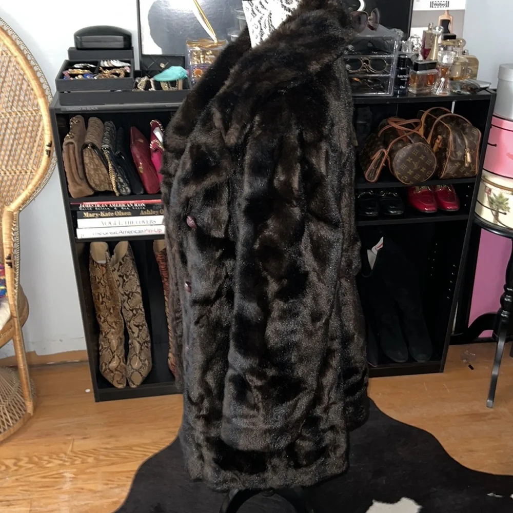 Vintage 1960’s Robert Meshekoff Original Brown Fur Teddy Coat
